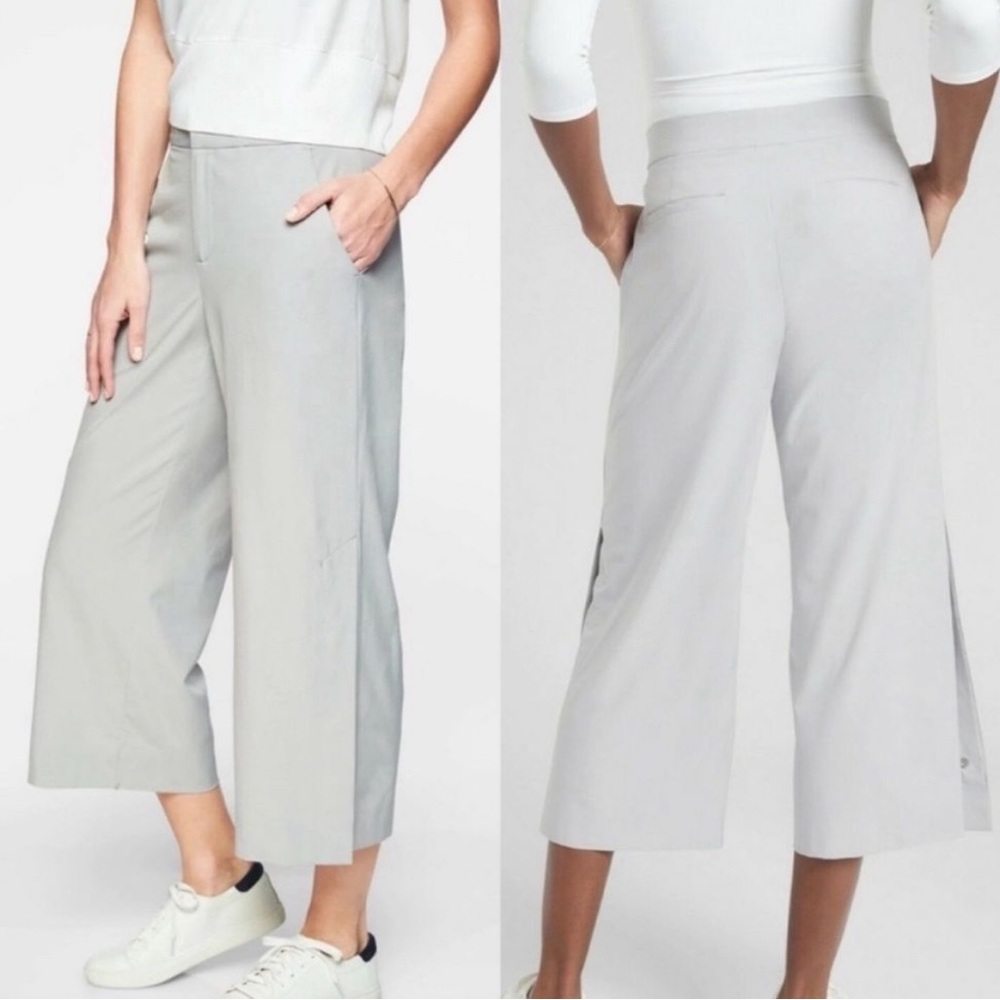 Athleta Tribeca Crop Pant Tern Grey 0 brand new w/tag